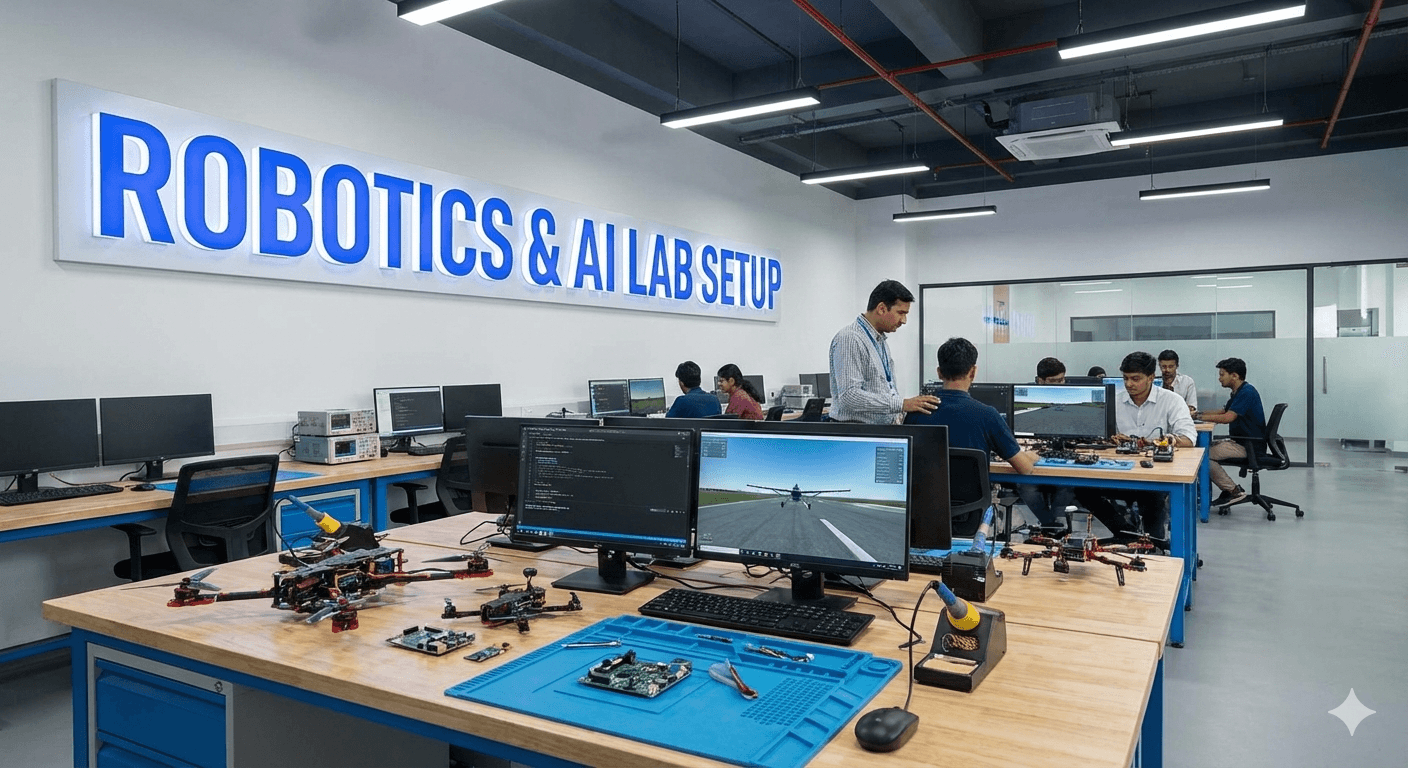 ROBOTICS & AI LAB SETUP@@@End-to-End Robotics & AI Lab Setup@@@From Planning to Implementation